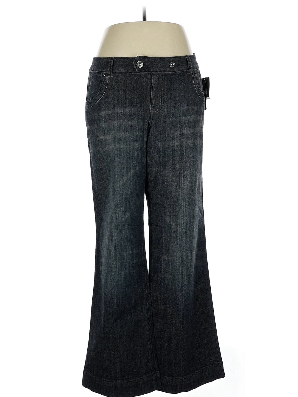 Lane Bryant 99% Cotton Venezia Dark Wash Jeans